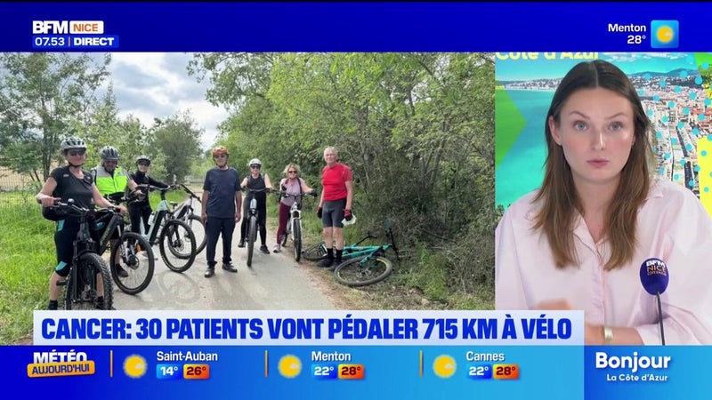 "Faut pas crever" : 30 patients atteints ou en rémission d'un cancer vont parcourir 715 km à vélo