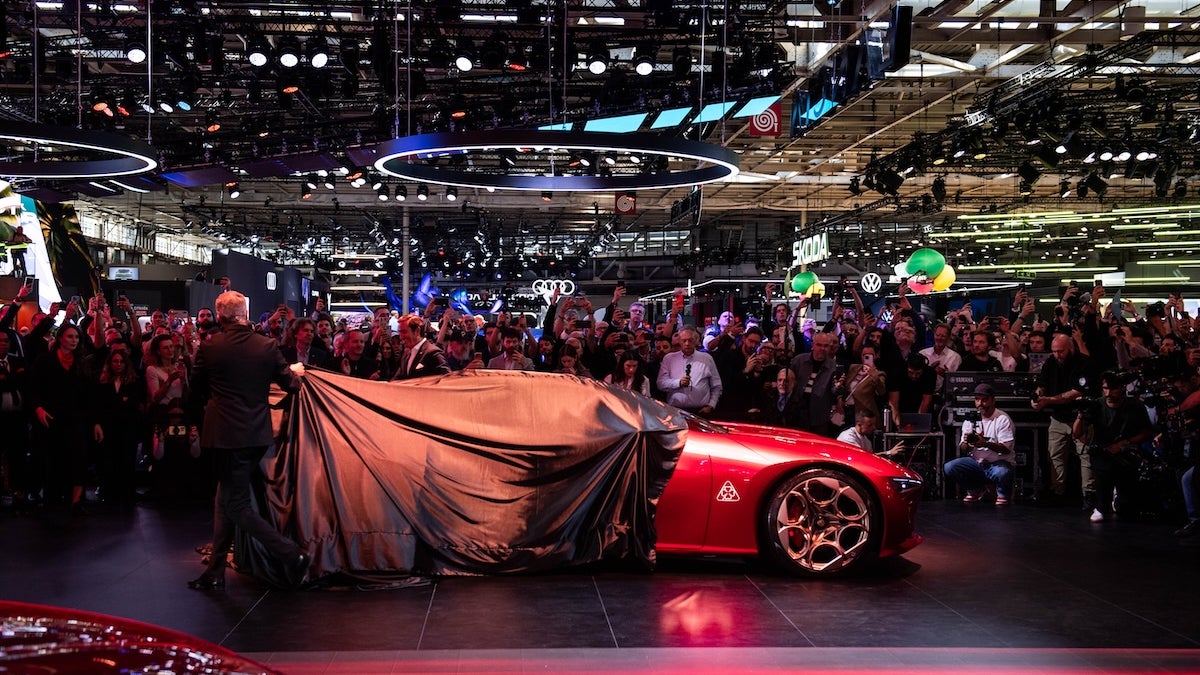 Le concept Alfa Romeo Cuorerosso révéle au Mondial de l'auto 2026. Le concept Alfa Romeo Cuorerosso révéle au Mondial de l'auto 2026.