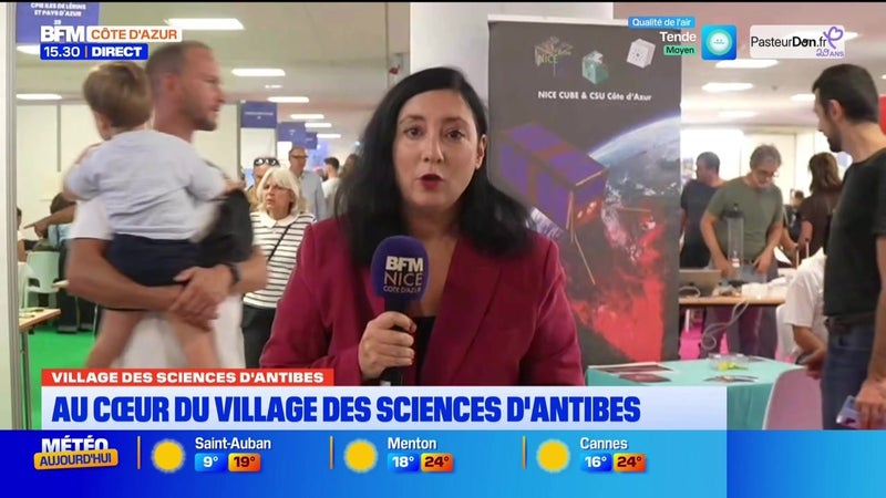 Au cœur du Village des Sciences d'Antibes