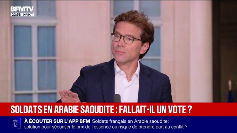 Soldats français en Arabie Saoudite: "Je crois que c'est nécessaire", défend Geoffroy Didier, président Les Républicains délégué de la Région Île-de-France