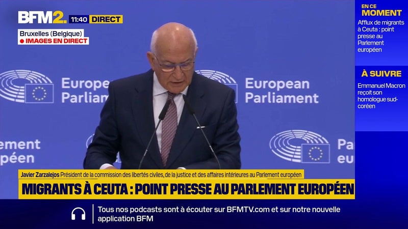 Crise migratoire à Ceuta: "La situation aujourd'hui est loin d'être réglée", déclare le député européen Javier Zarzalejos