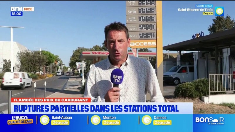 Flambée des prix du carburant – Ruptures partielles dans les stations Total