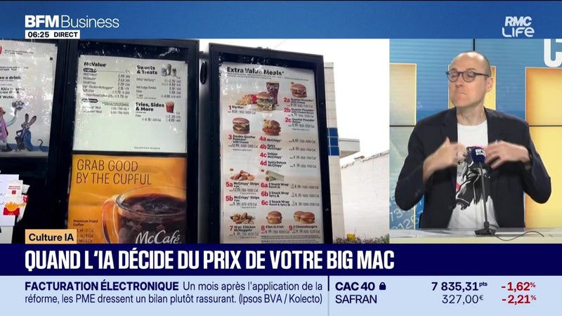Culture IA : Quand l'IA décide du prix de votre Big Mac, par Anthony Morel - 02/10