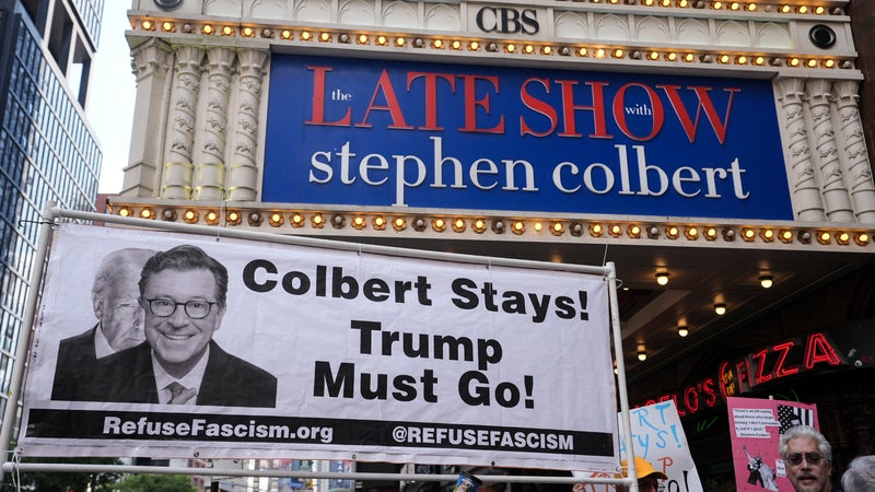 Trump Colbert