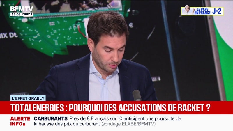 L'EFFET GRABLY - Crise des carburants: TotalEnergies répond à Jean-Luc Mélenchon sur les réseaux sociaux