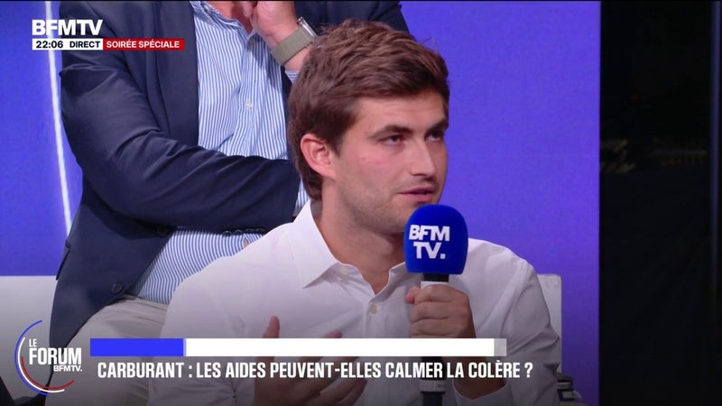 FORUM BFMTV - “Baisser les taxes, c’est rendre aux Français leur argent”, dit Guilhem Carayon, vice-président délégué de l'UDR