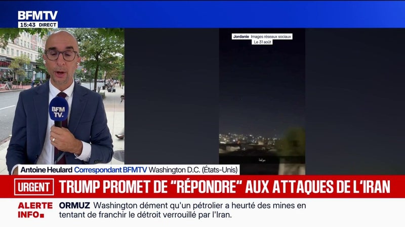 Guerre au Moyen-Orient: Donald Trump promet de "répondre" aux attaques de l'Iran contre des cibles américaines