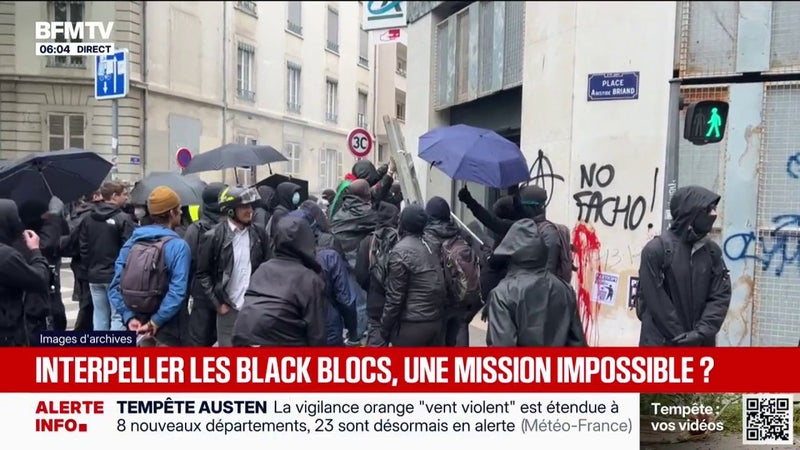 Maintien de l'ordre: interpeller les black blocs, une mission impossible pour les forces de l'ordre?