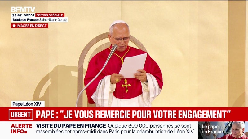 Édition spéciale : Le Stade de France s'illumine pour le pape - 25/09
