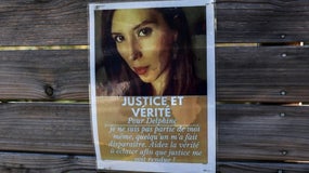 Une affiche placardée dans le quartier de Delphine Jubillar à Cagnac-les-Mines (Tarn), le 7 décembre 2022