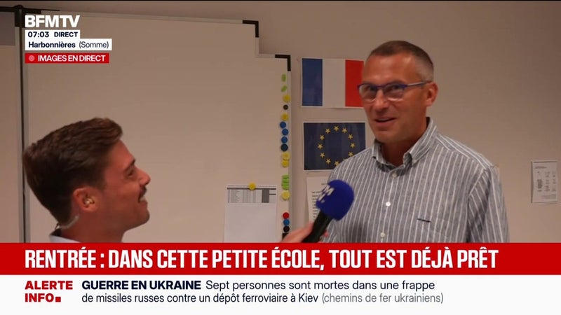 Rentrée des classes: dans cette petite école de la Somme, tout est déjà prêt
