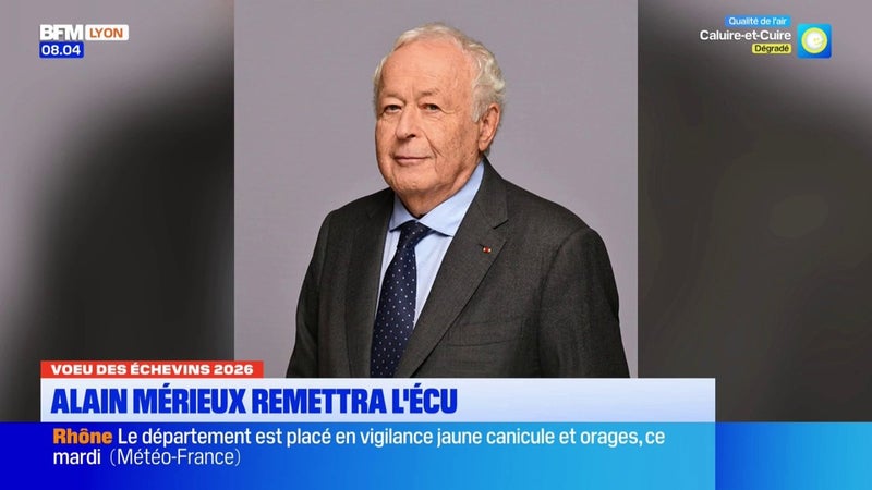 Vœu des Echevins 2026 : Alain Mérieux remettra l'écu