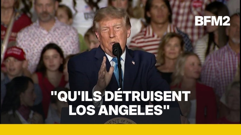 Iran: "Qu'ils détruisent Los Angeles", plaisante Donald Trump