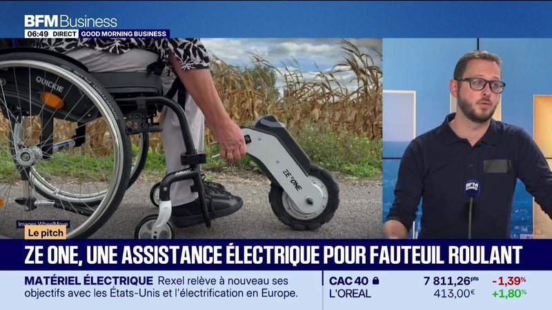 Le Pitch : Ze One, une assistance électrique pour fauteuil roulant - 23/10