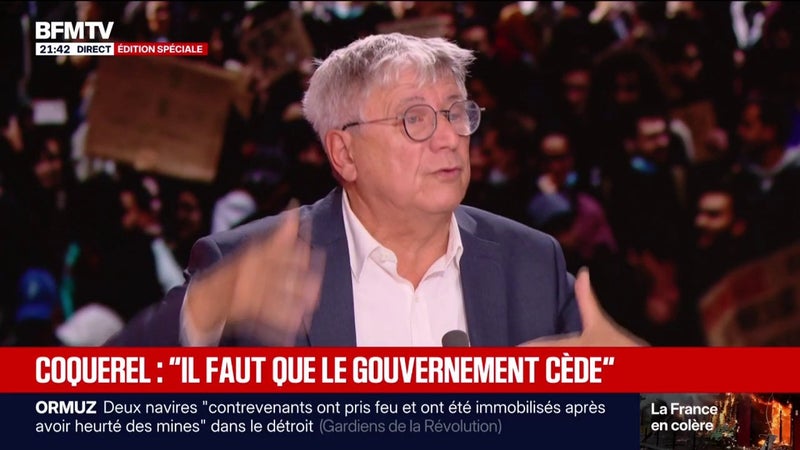 17 octobre: "Il va falloir que le gouvernement cède quelque chose", affirme Éric Coquerel, député La France insoumise