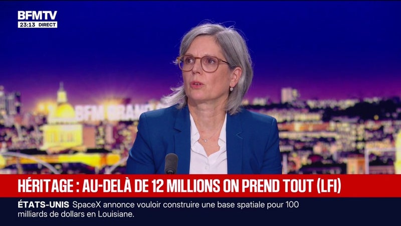 Proposition de LFI sur l'héritage: "C'est quelque chose de juste", juge la députée Sandrine Rousseau