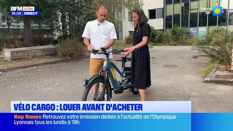Lyon : le succès du vélo cargo à l’essai avant achat