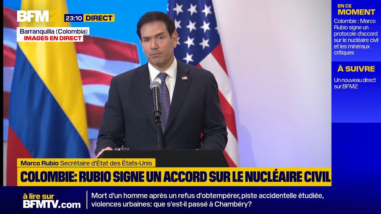 Marco Rubio en Colombie: le secrétaire d'État évoque 