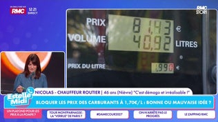 Bloquer les prix des carburants à 1,70€: "Les politiques sont censés être plus responsables et plus intelligents que nous, mais ils arrivent tous avec des propositions plus démentes les unes que les autres", assure Nicolas, auditeur