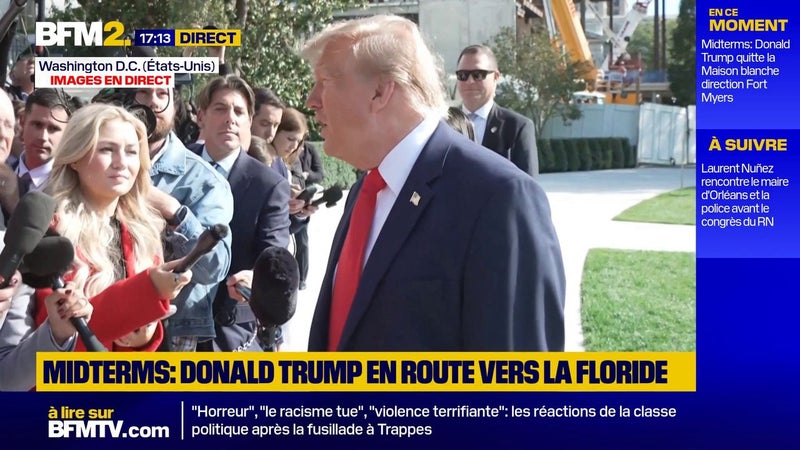Manifestations du 24 octobre: Donald Trump juge qu'il s'agira "probablement" d'une "mauvaise journée en France"