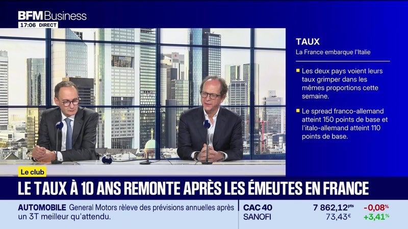 Le Club : Taux, possible contagion française à l'Europe ? - 20/10