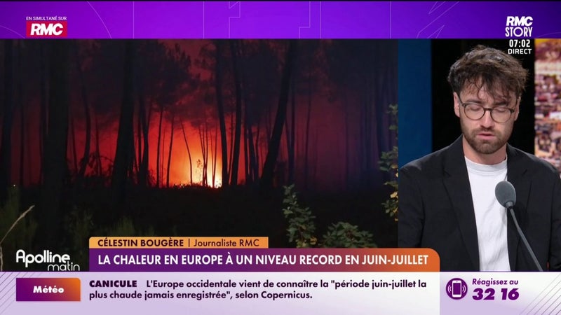 La chaleur en Europe à un niveau record en juin-juillet