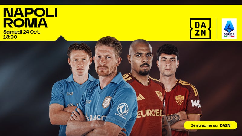 Comment suivre le match de Serie A – Napoli-Roma en direct et en streaming ?