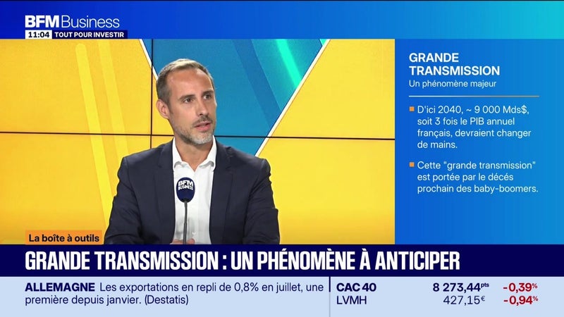 La boîte à outils : Alexandre Boutin - Grande transmission, un phénomène à anticiper - 08/09