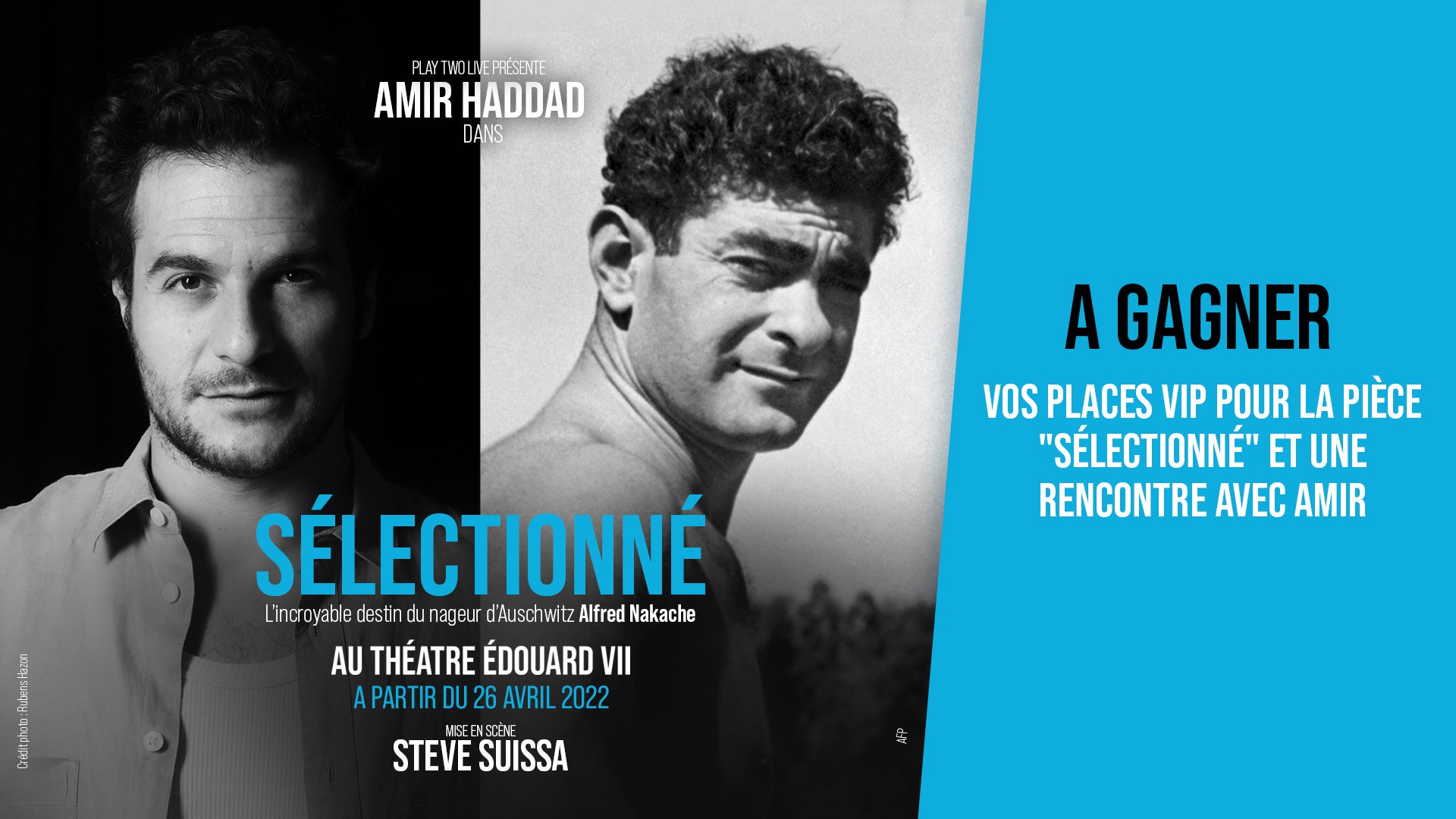 A gagner : votre rencontre avec Amir et 2 places de spectacle !