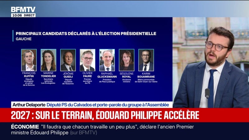 Candidature d'Olivier Faure: "On a enfin un candidat qui peut représenter le PS et rassembler plus largement à gauche", juge le député socialiste Arthur Delaporte