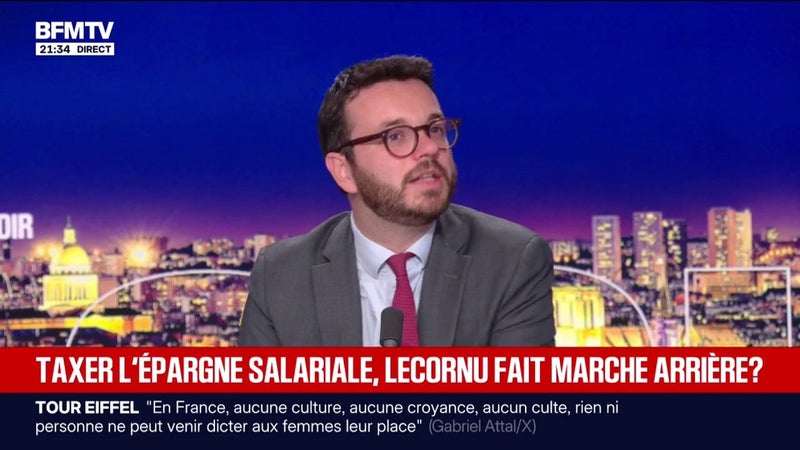 Taxer l'épargne salariale? "Ça dépend du niveau de salaire de l'individu", juge Arthur Delaporte, député PS
