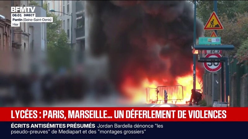 Blocage des lycées: "un peu plus de 400 établissements" fermés ce vendredi, interdiction de manifester aux abords