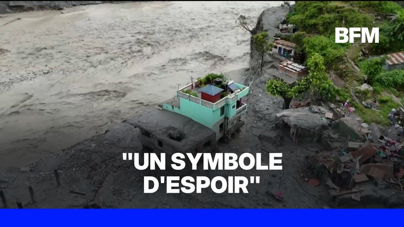 Une maison miraculée devenue virale après les crues dévastatrices au Népal