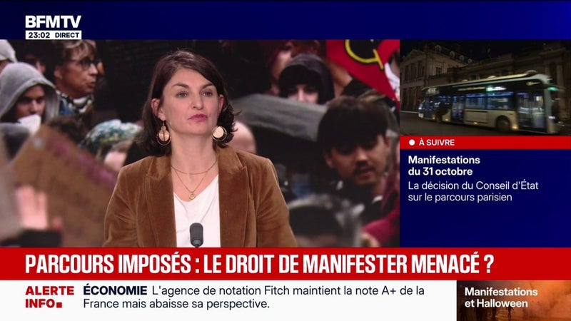 Incertitude sur le parcours parisien de la manifestation du 31 octobre: "C'est une manière de mettre le chaos", fustige Aurélie Trouvé, députée LFI de Seine-Saint-Denis