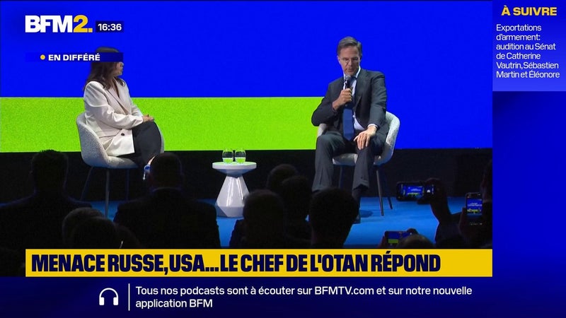 "Arrêtez les menaces nucléaires, ce n'est absolument pas justifié et inutile": le chef de l'Otan répond à la Russie