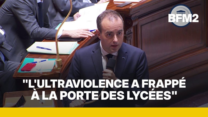Colère des lycéens: vifs échanges à l'Assemblée nationale lors des questions au gouvernement