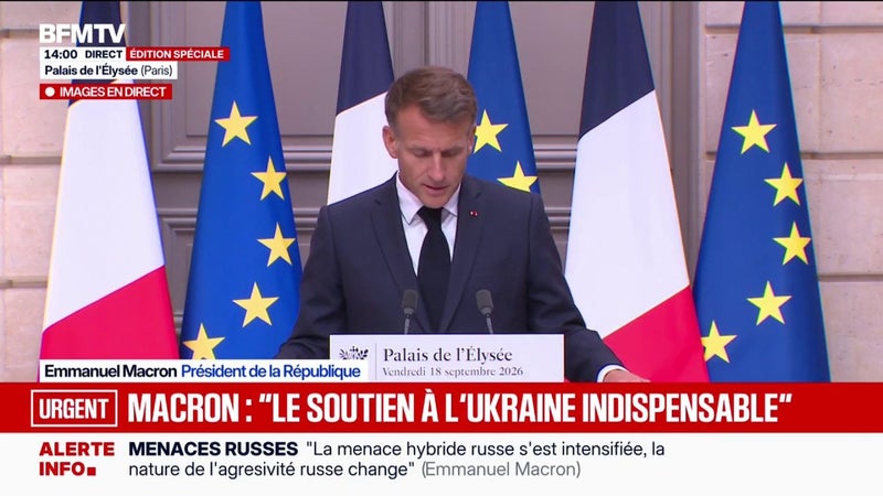 Menaces russes: la France prépare un plan de protection des "sites les plus sensibles" contre les attaques de drones et cyber, annonce Emmanuel Macron