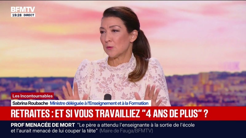 "C'est un sujet complexe, elle s'en est expliquée": Sabrina Roubache réagit aux propos d'Aurore Bergé sur le "grand remplacement"