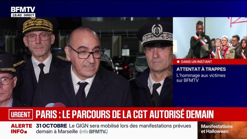 Manifestation du 31 octobre: "C'est une journée qui est à très haut risque", répète Laurent Laurent Nuñez depuis Rouen