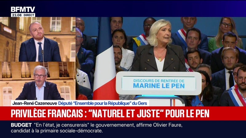 Priorité nationale : retour aux fondamentaux pour Le Pen - 13/09