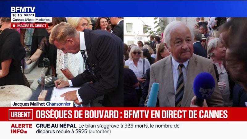 Obsèques de Philippe Bouvard: "C'était un véritable autodidacte", confie Jacques Mailhot, chansonnier