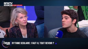 FORUM BFMTV - L'échange entre Henry, lycéen et Anne Genetet, ancienne ministre de l'Éducation nationale