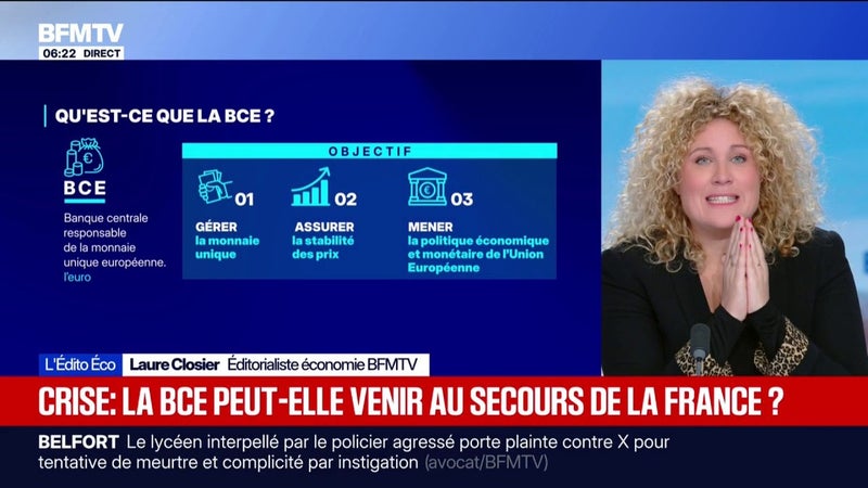 L'ÉDITO ÉCO - Dette: la BCE peut-elle venir au secours de la France?