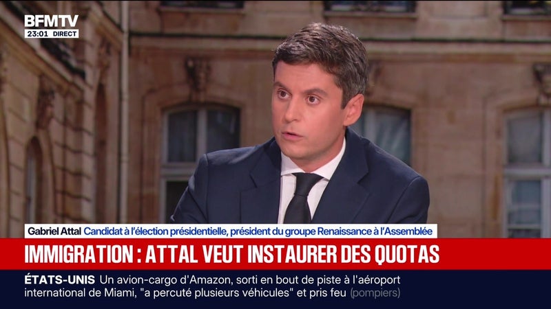 Immigration : Attal veut instaurer des quotas - 06/09