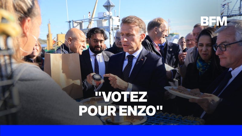 À Saint-Pierre-et-Miquelon: Emmanuel Macron fait campagne pour élire un délégué de classe de seconde