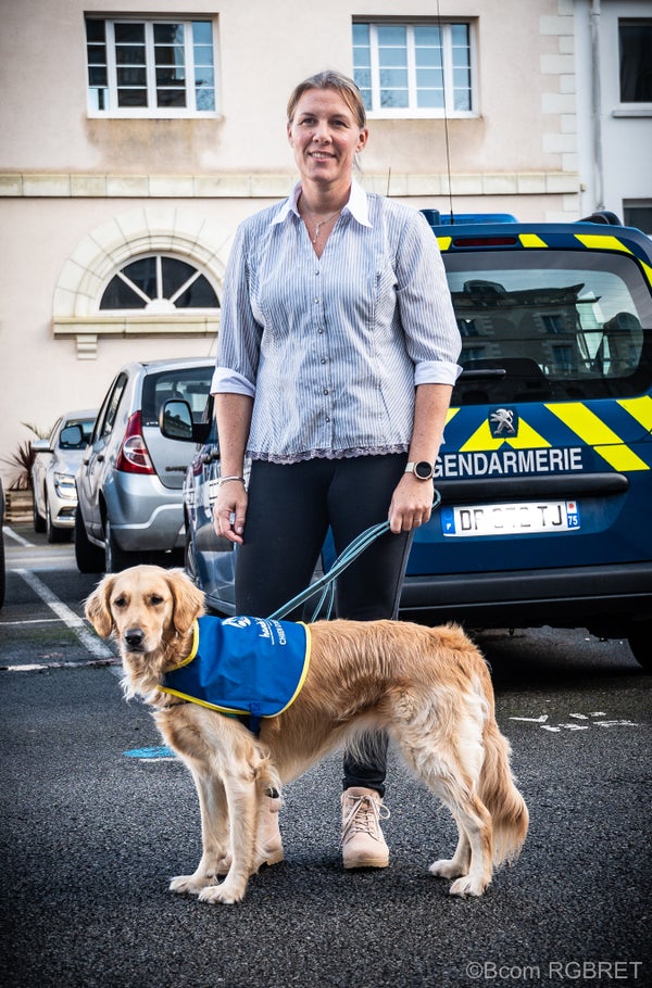 Rumba et sa conductrice Muriel 
