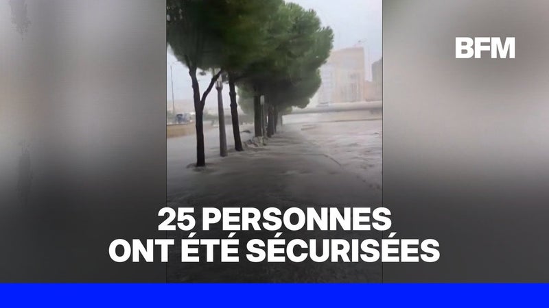 Les images du violent épisode méditerranéen qui s'abat sur l'Hérault