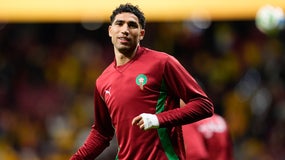 Achraf Hakimi avec l'équipe du Maroc, le 27 mars 2026