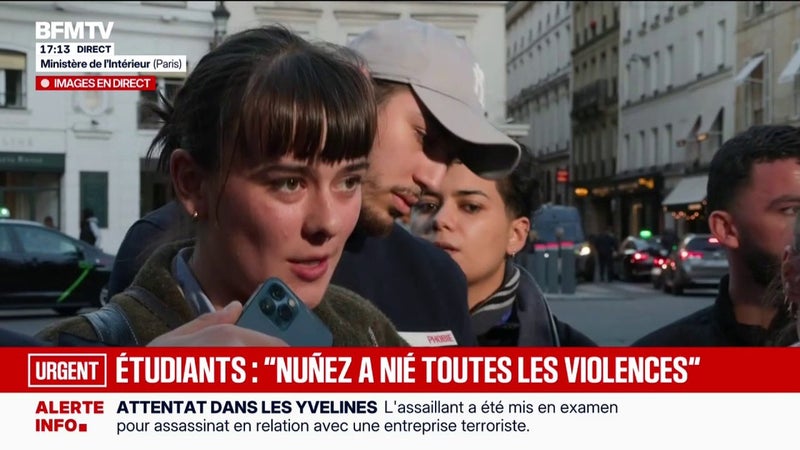 "On a un ministère de l'Intérieur qui décide de nous empêcher de manifester dans Paris", assurent les syndicats étudiants