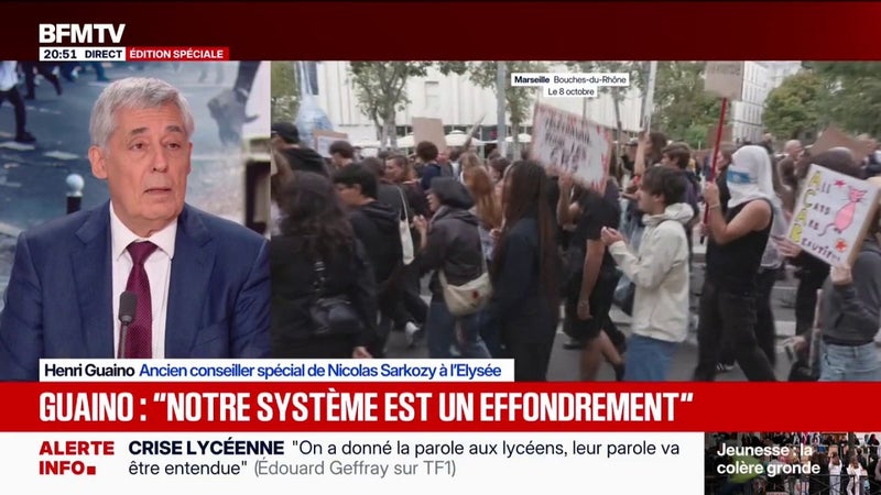 Mouvement lycéen: "La réforme du bac a été un désastre", assure Henri Guaino, ancien conseiller spécial de Nicolas Sarkozy